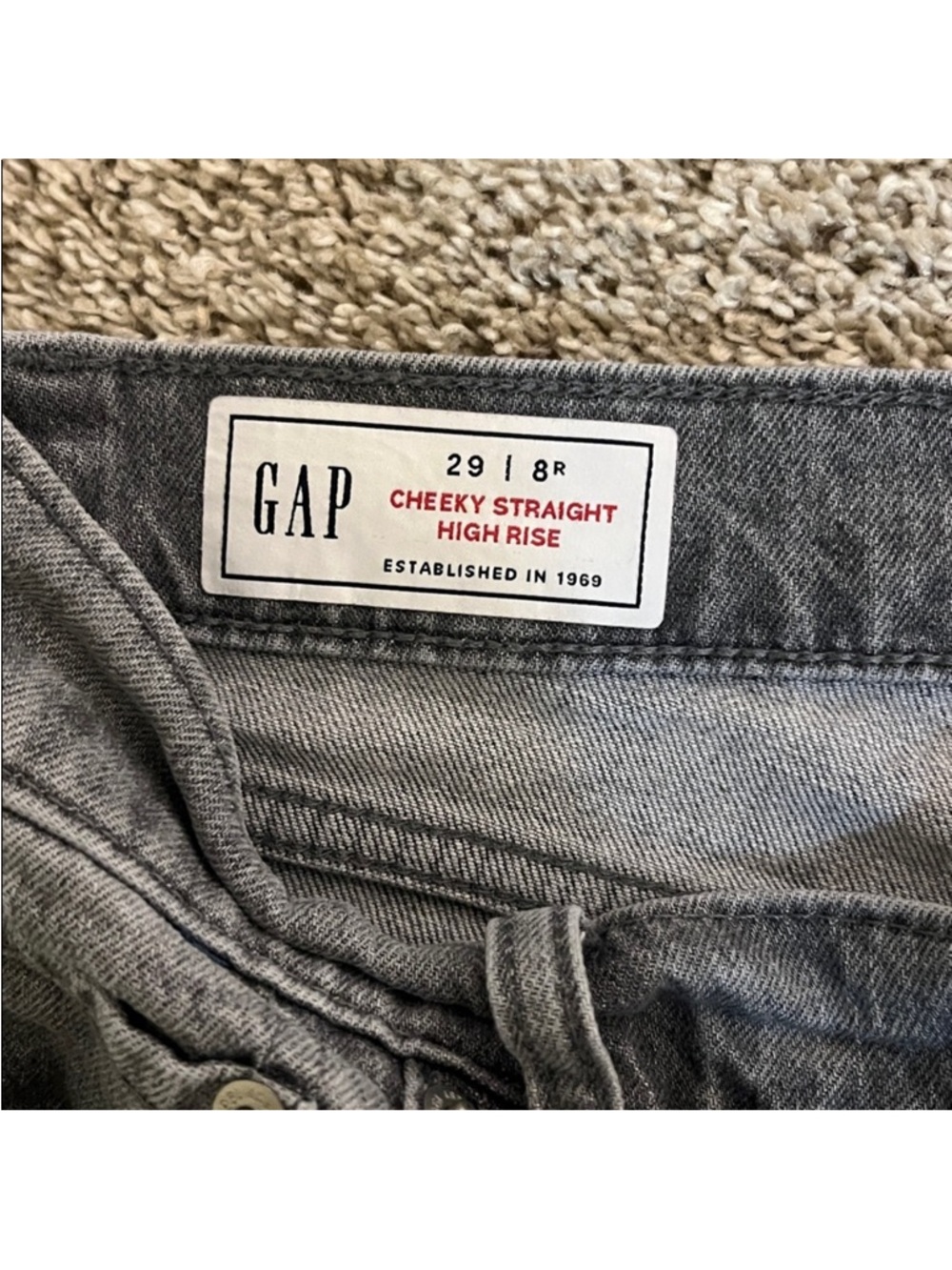Gap Cheeky Straight Hi Rise Jeans - Picture 3 of 4